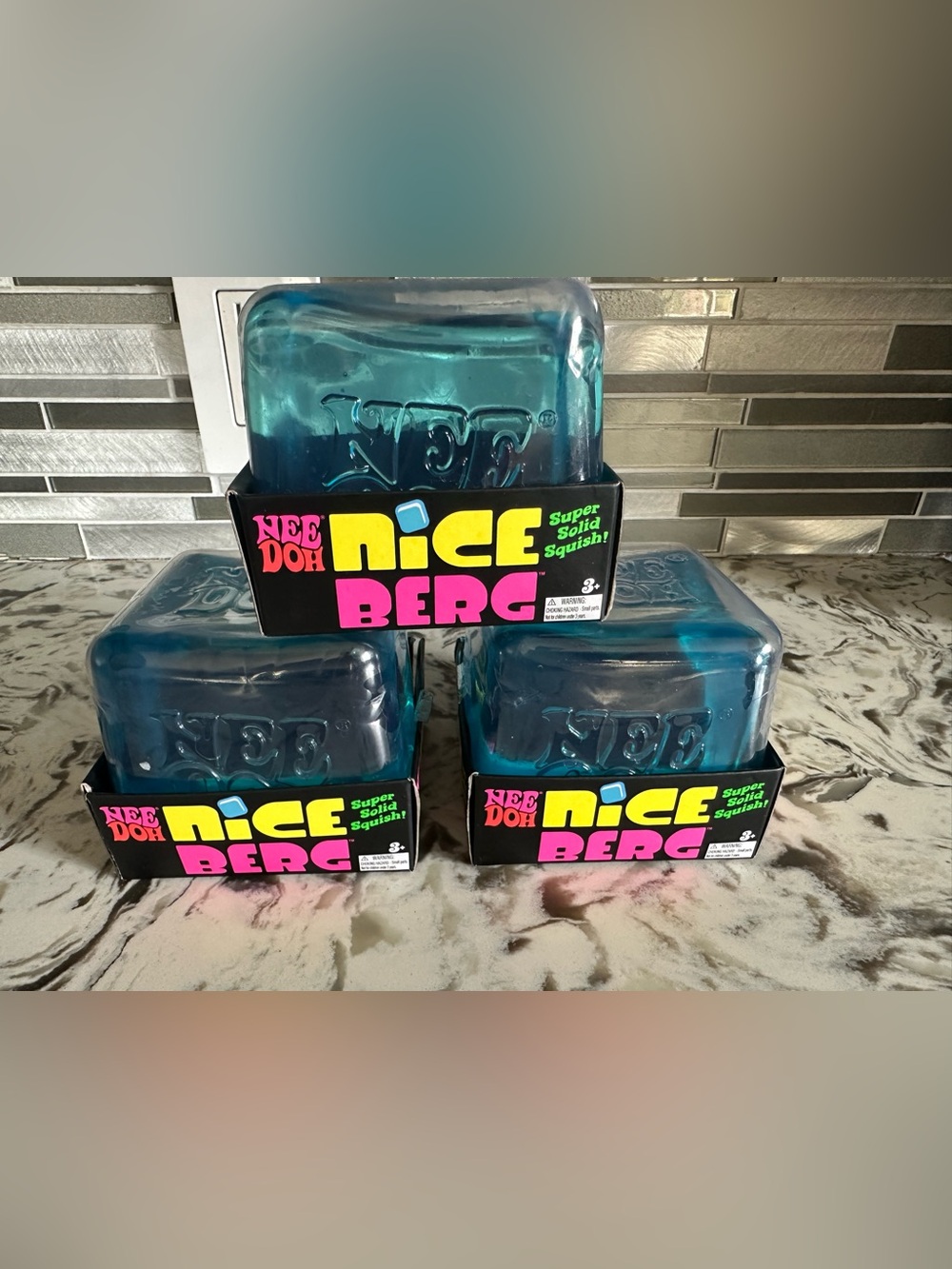 NeeDoh Nice Berg XL Giant Blue Cube